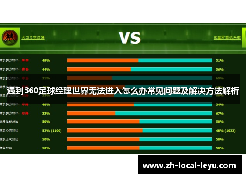 遇到360足球经理世界无法进入怎么办常见问题及解决方法解析